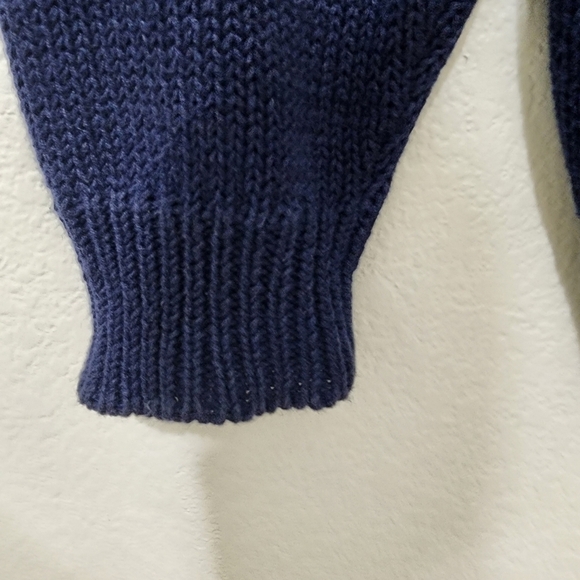 Vintage Worthington Embroidered Blue Cardigan M - Picture 10 of 13